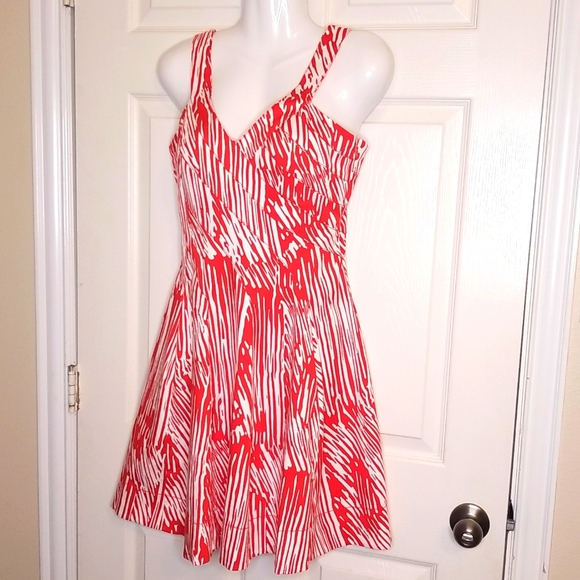 Calvin Klein Dresses & Skirts - Calvin Klein Red And White Sundress